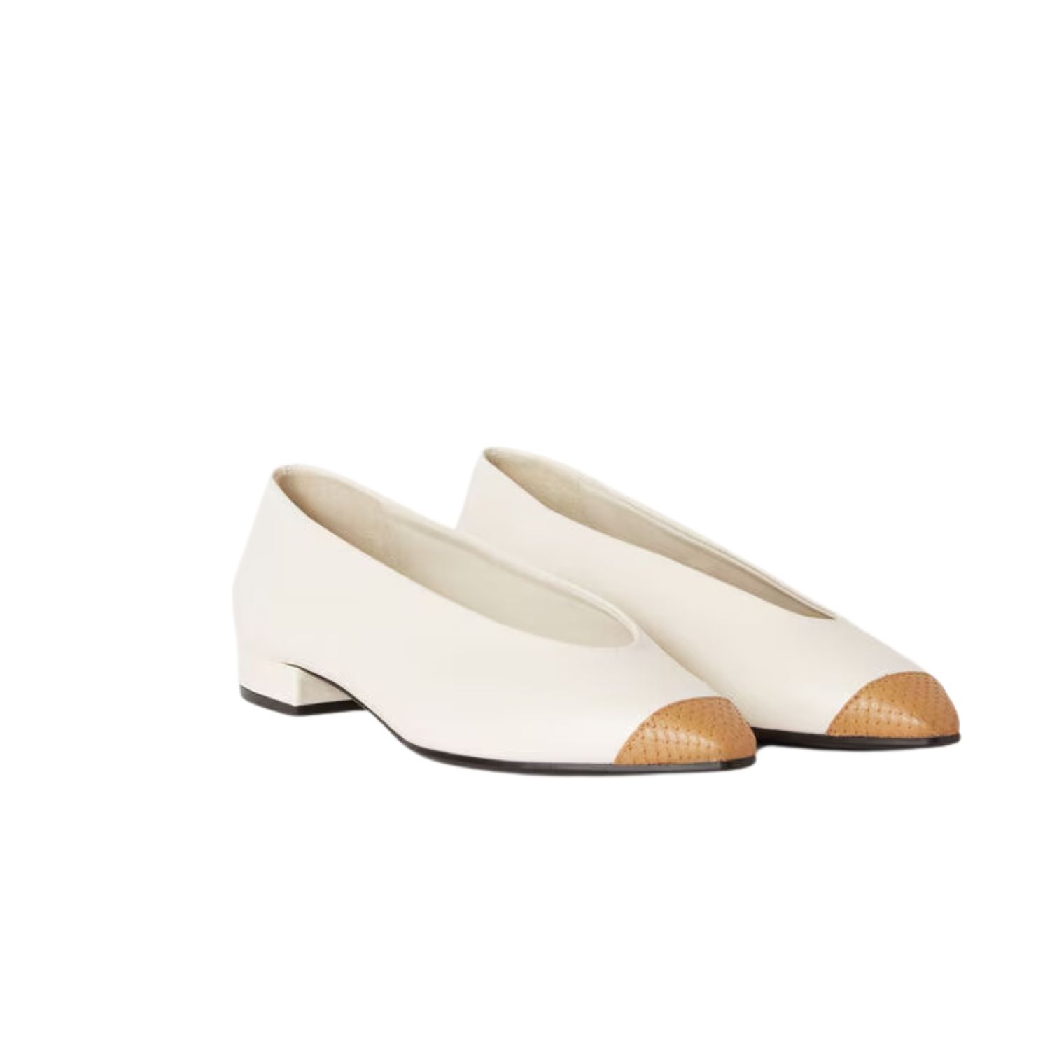 L0r0 P1ana Tennis Rebecca Ballet Flats Nougat/honey Milk For Women FAO2684 B4C0