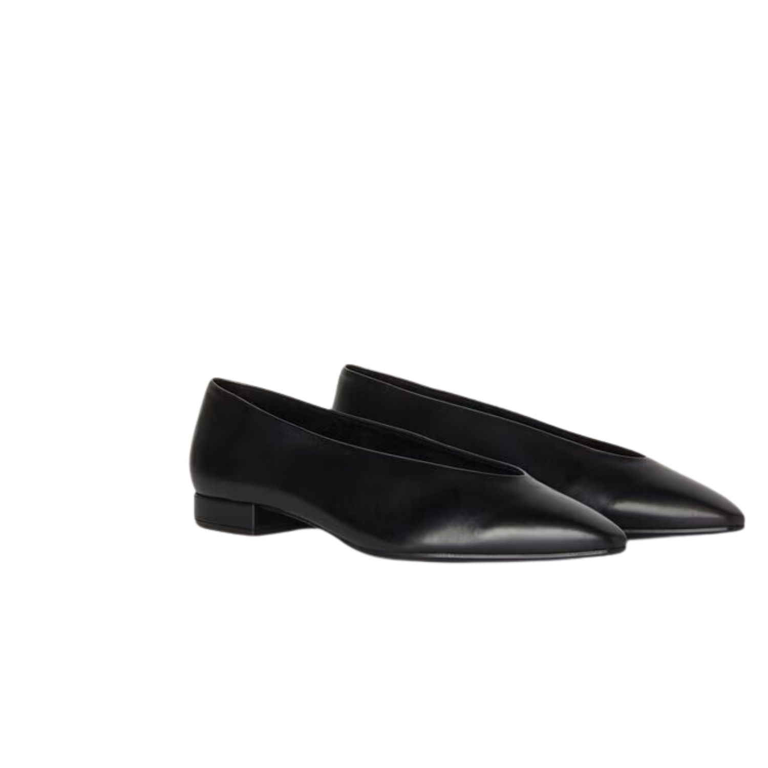 L0r0 P1ana Rebecca Ballerinas Black For Women – FAN3737 8000