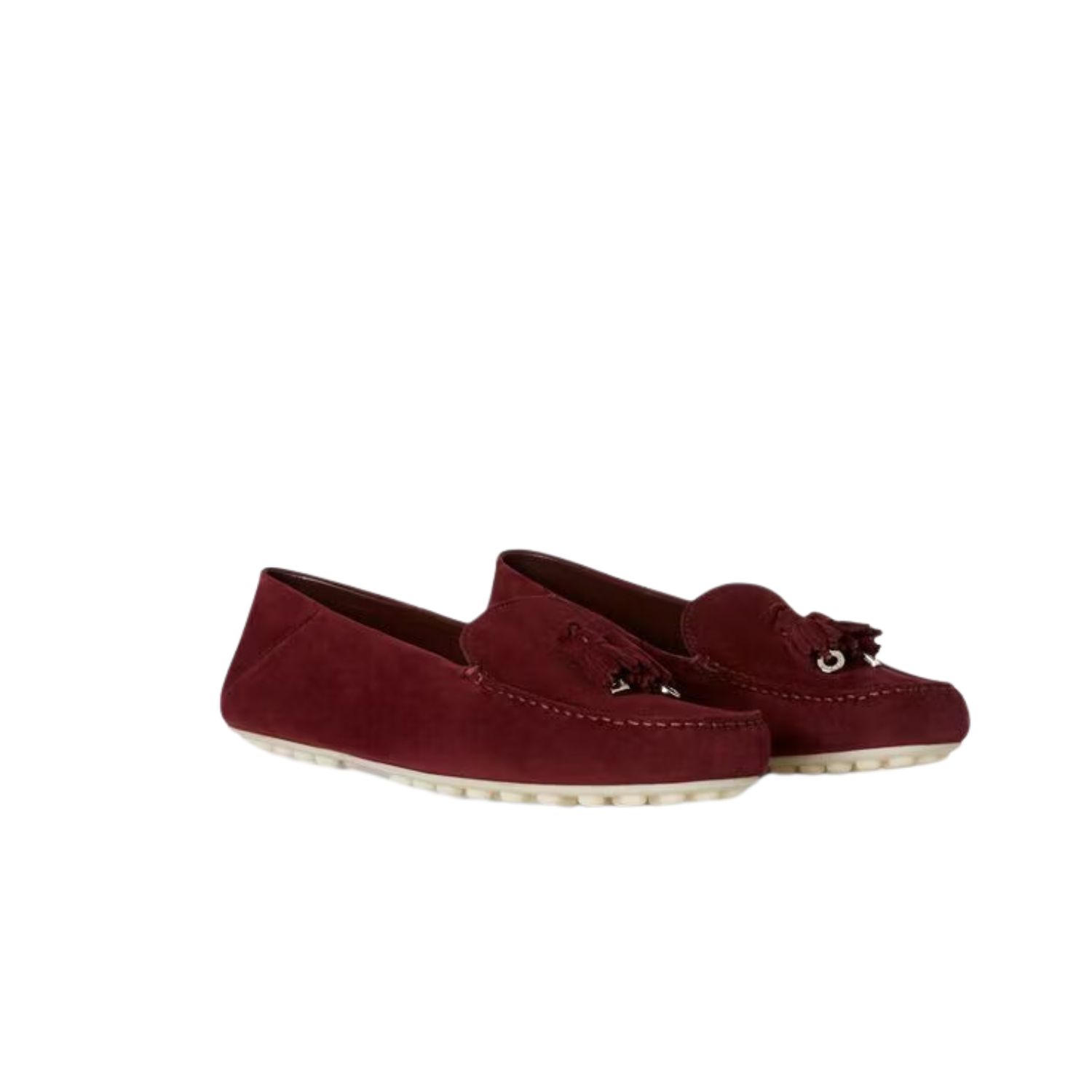 L0r0 P1ana Dot Sole Walk Loafers Wild Plum For Women – FAN0109 Q06B
