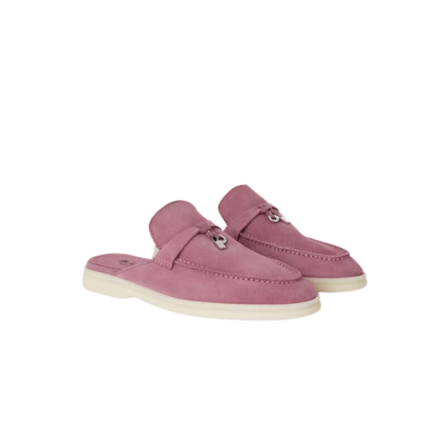 L0r0 P1ana Babouche Charms Walk Loafers Wild Mauve For Women – FAI1543 30F4