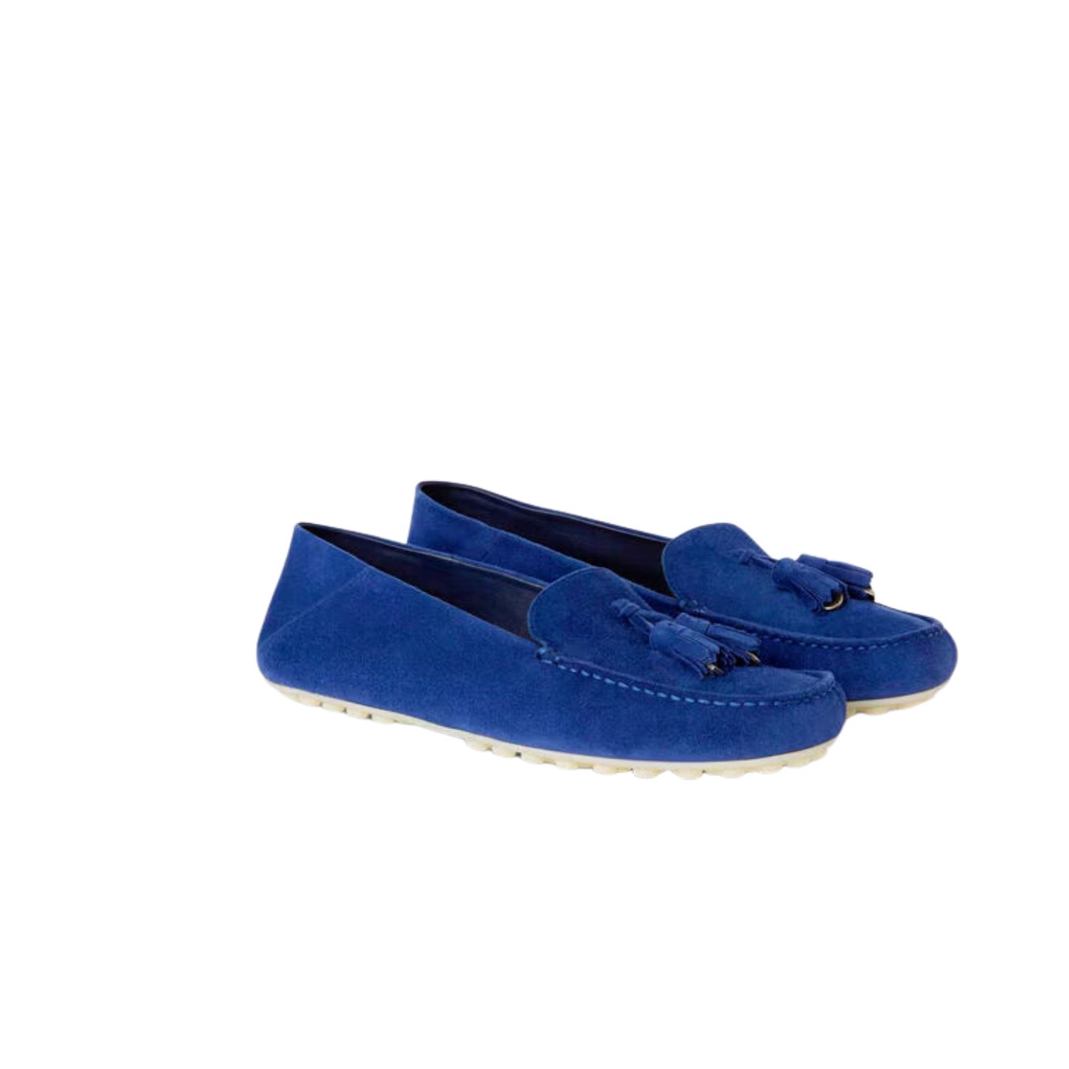L0r0 P1ana Dot Sole Walk Loafers Blue Fluorite For Women – FAN0109 W13O