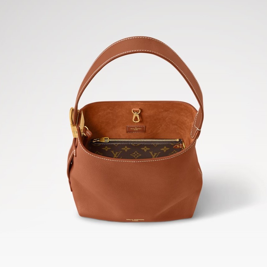 L0vis Vvtt0n Low Key Hobo PM Cognac For Women 11in/28cm M25354