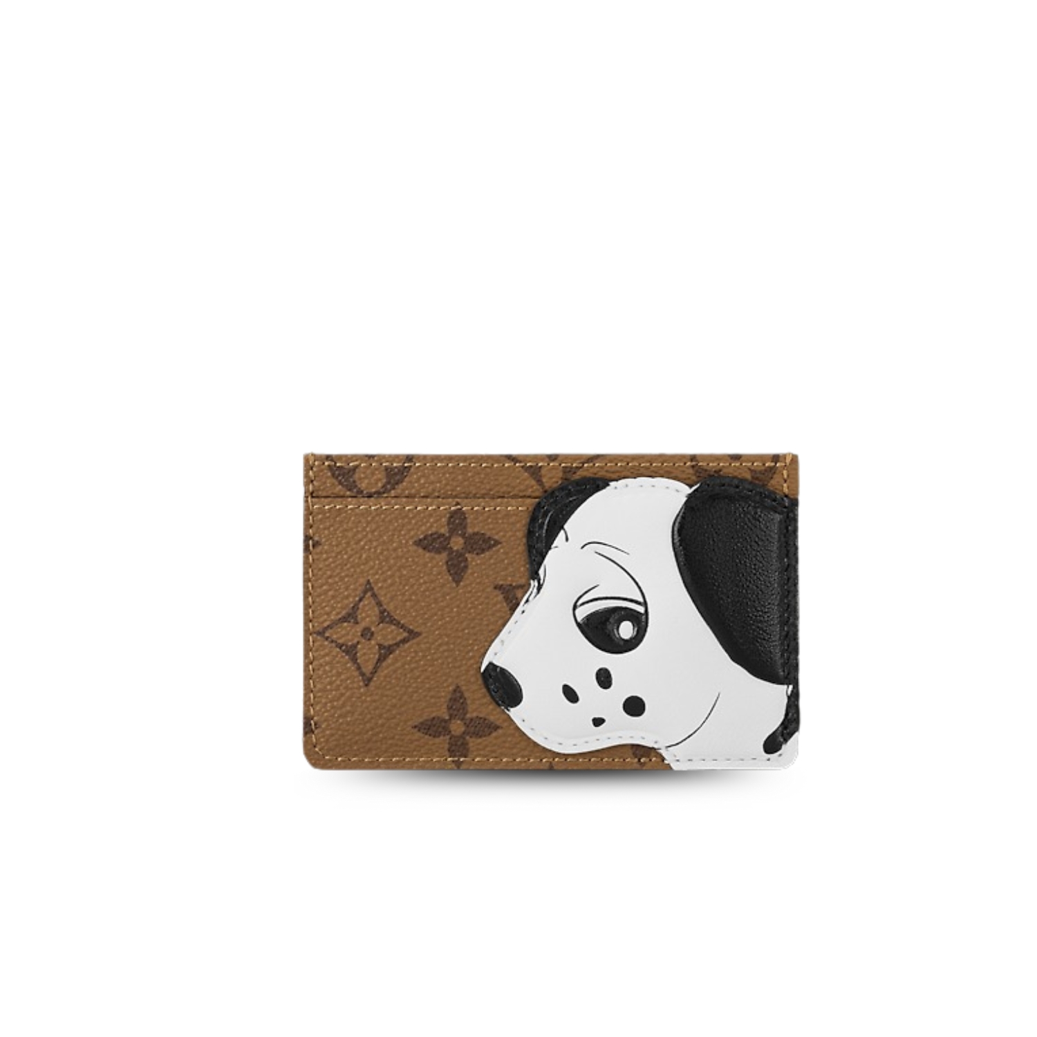 L0vis Vvtt0n Monogram Card Holder Brown For Women M83691 4.3in/11cm