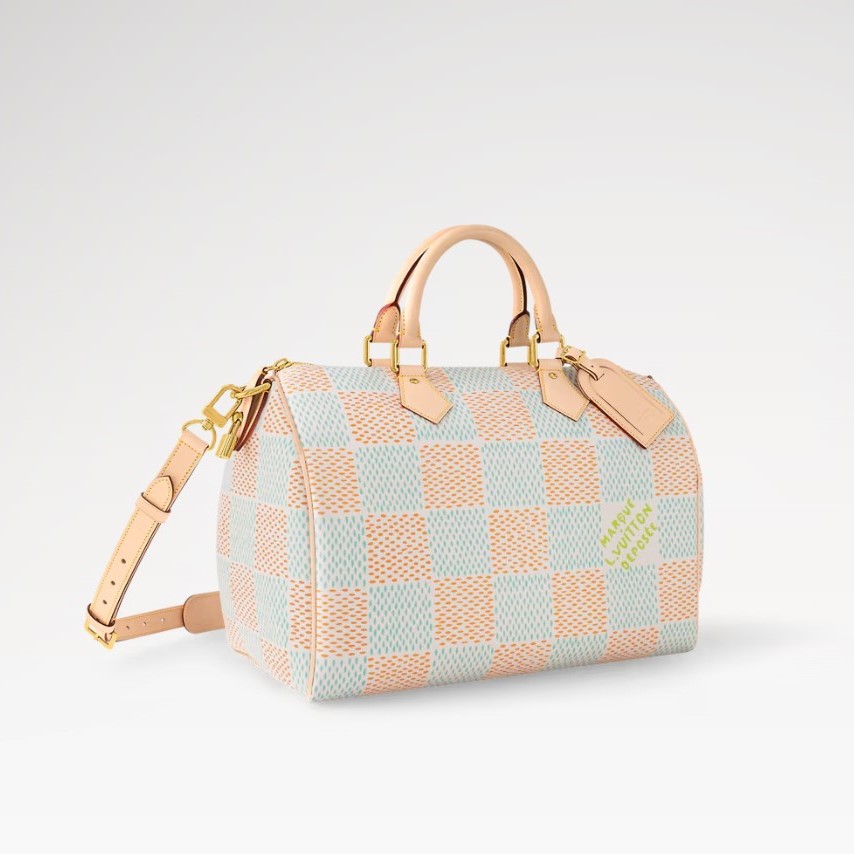 L0vis Vvtt0n Speedy 40 Bandoulière Bag White For Men N40689 15.7in/40cm