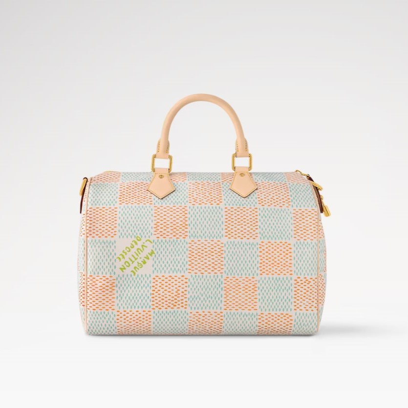 L0vis Vvtt0n Speedy 40 Bandoulière Bag White For Men N40689 15.7in/40cm