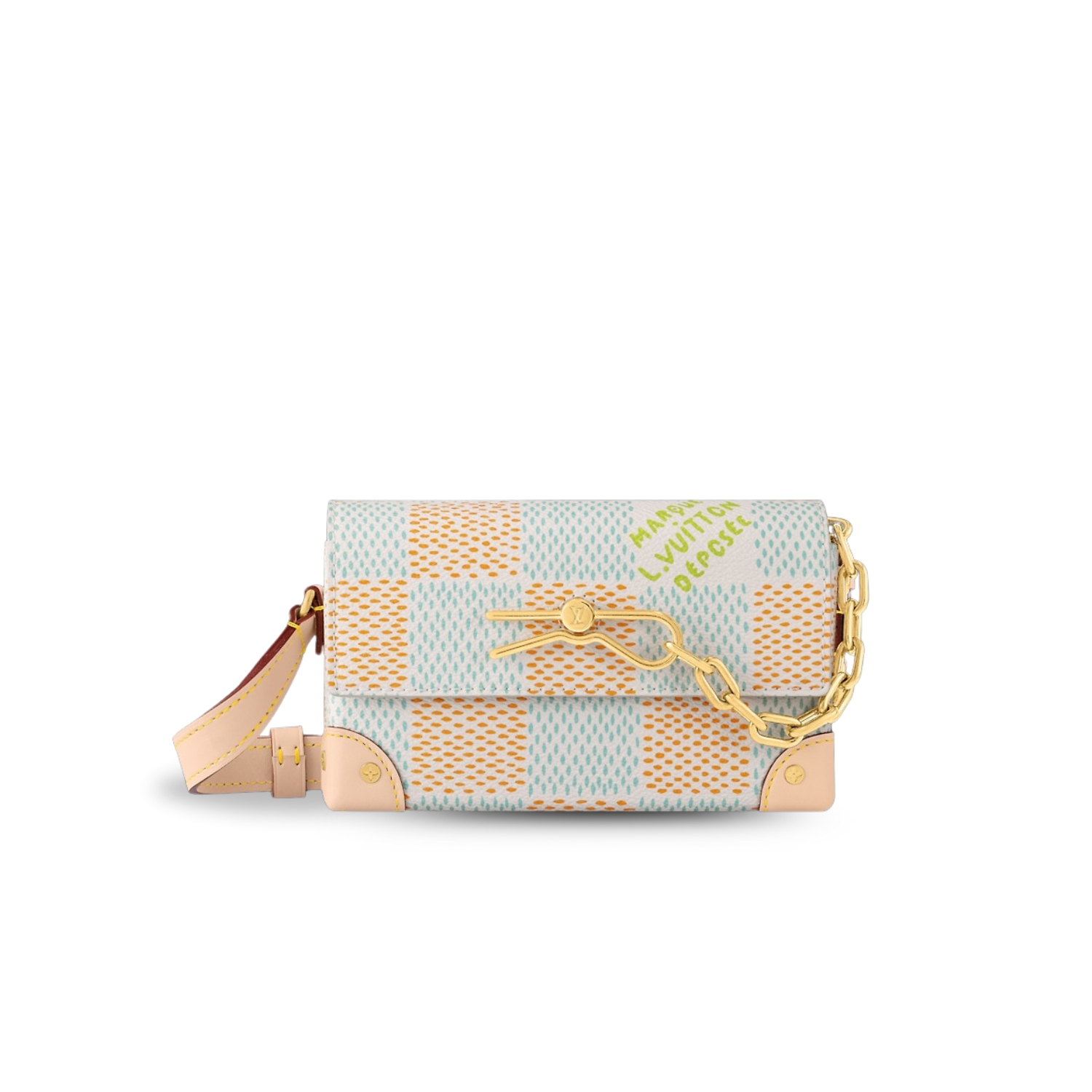 L0vis Vvtt0n Steamer Wearable Wallet Bag White For Men N40674 7.1in/18cm