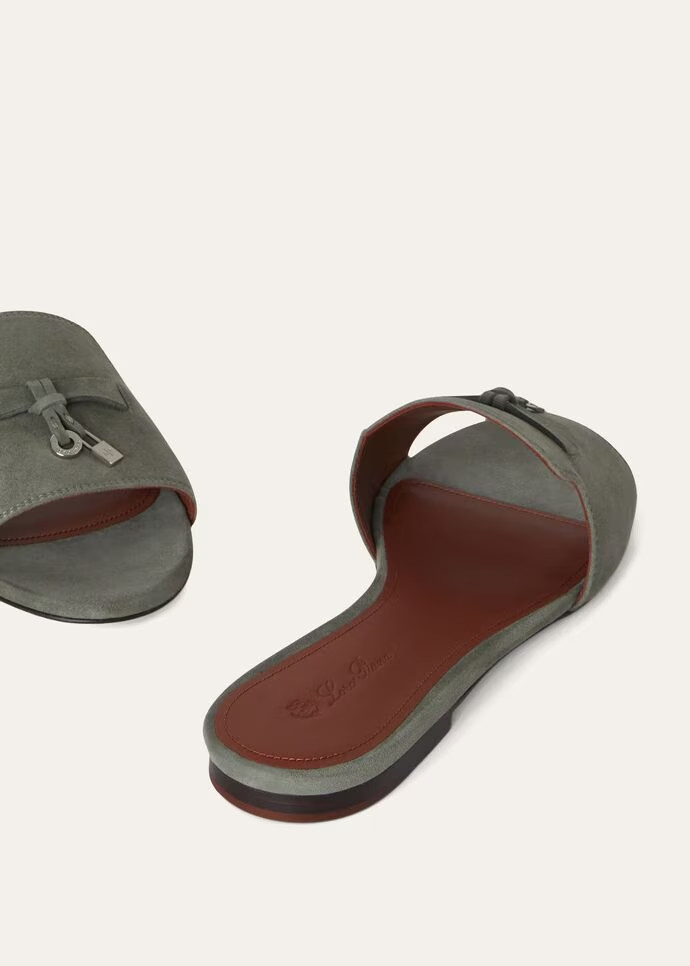 L0r0 P1ana Summer Charms Sandal Army Gray For Women – FAI5580 506Z