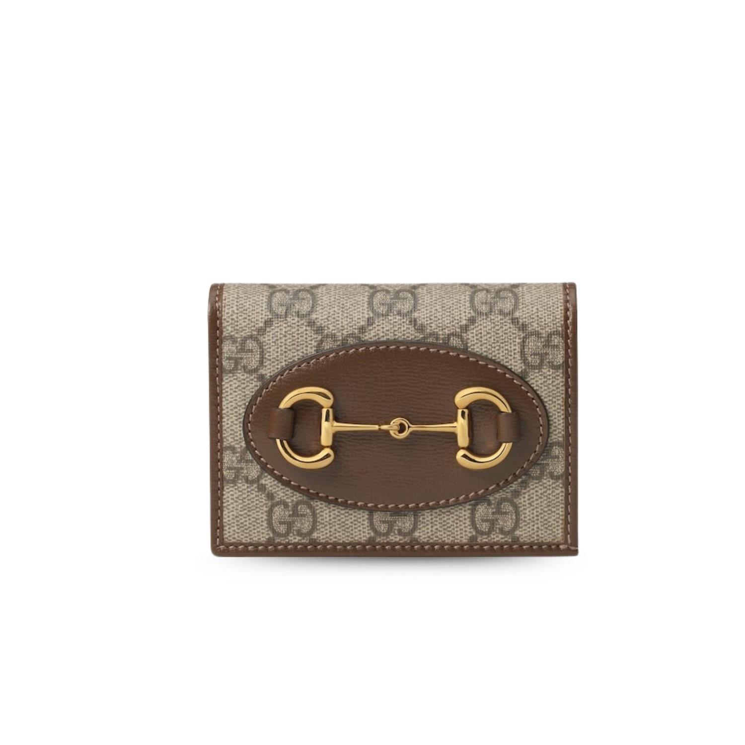 Gvc*1 Horsebit 1955 Card Case Wallet Brown For Women 4.3in/11cm 621887 92TCG 8563