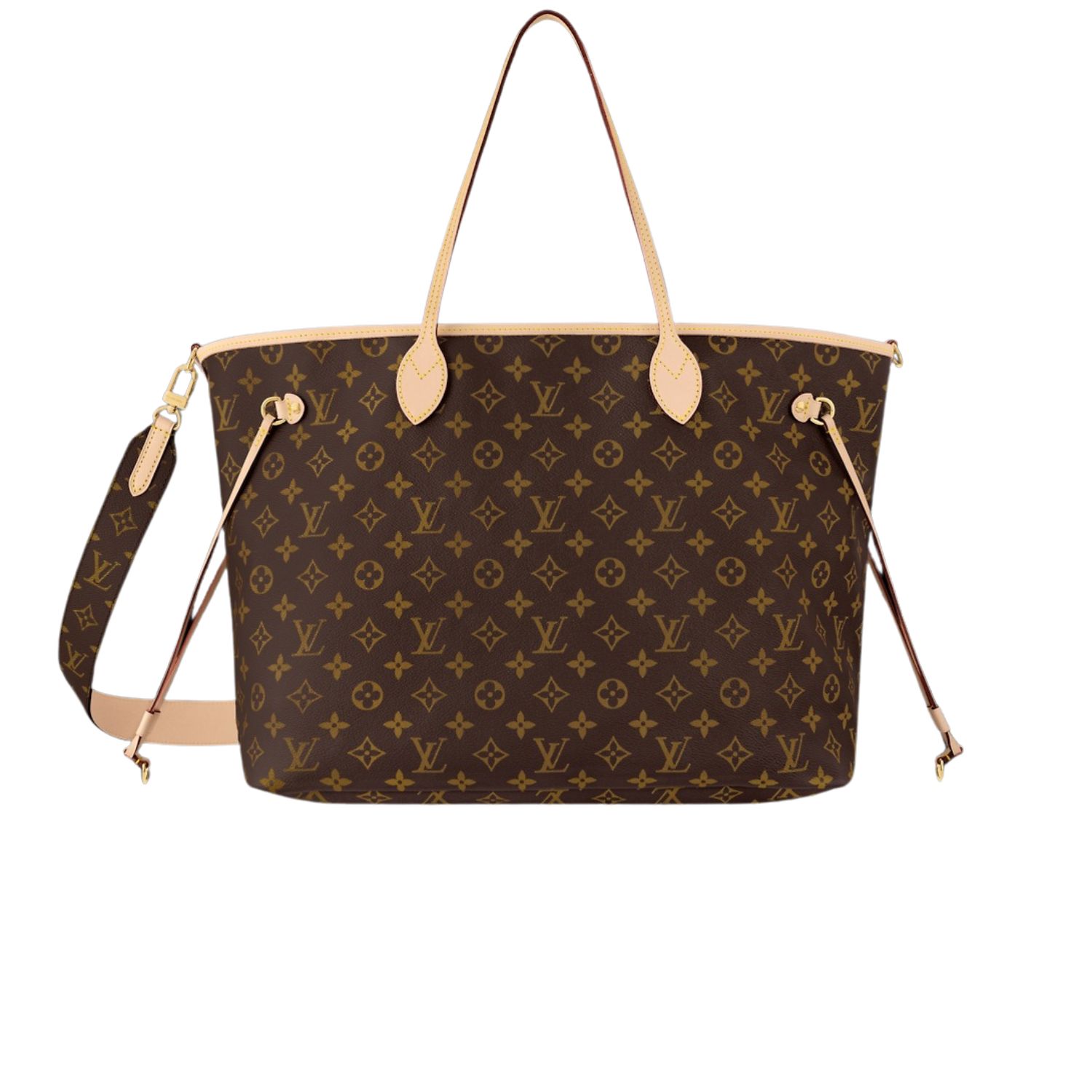 L0vis Vvtt0n Neverfull Bandoulière Inside Out GM Beige For Women 39cm/15.4in – M11948