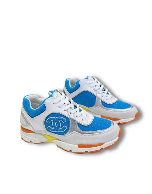 Ch**el Sneakers Blue For Women