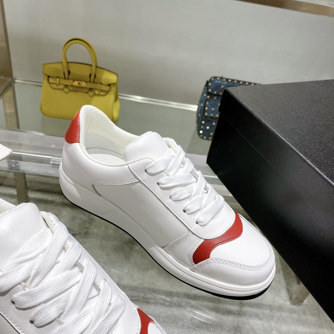 Ch**el Sneakers Red For Women