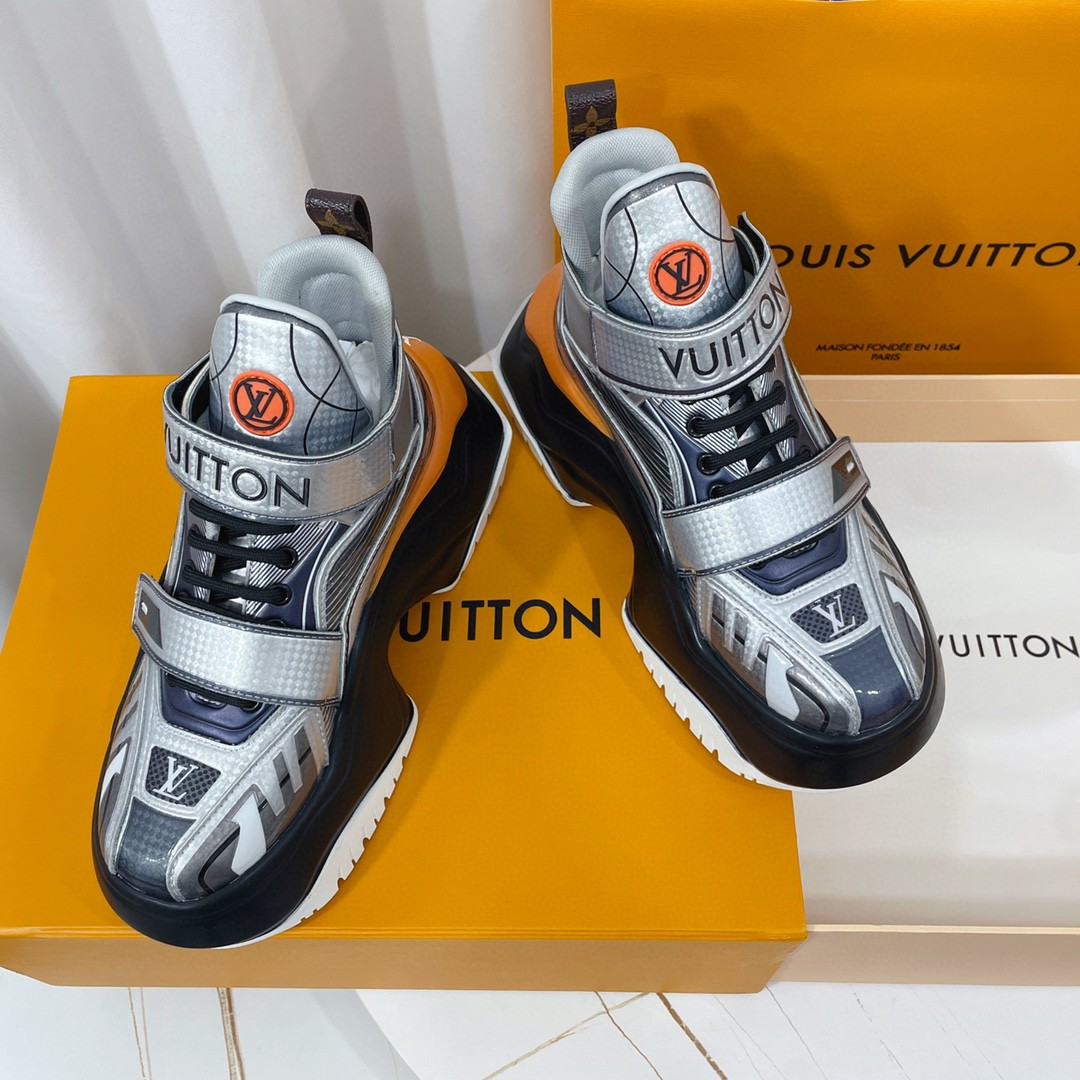 L0vis Vvtt0n LV Archlight 2.0 Platform Sneaker Silver For Women 1AB13N