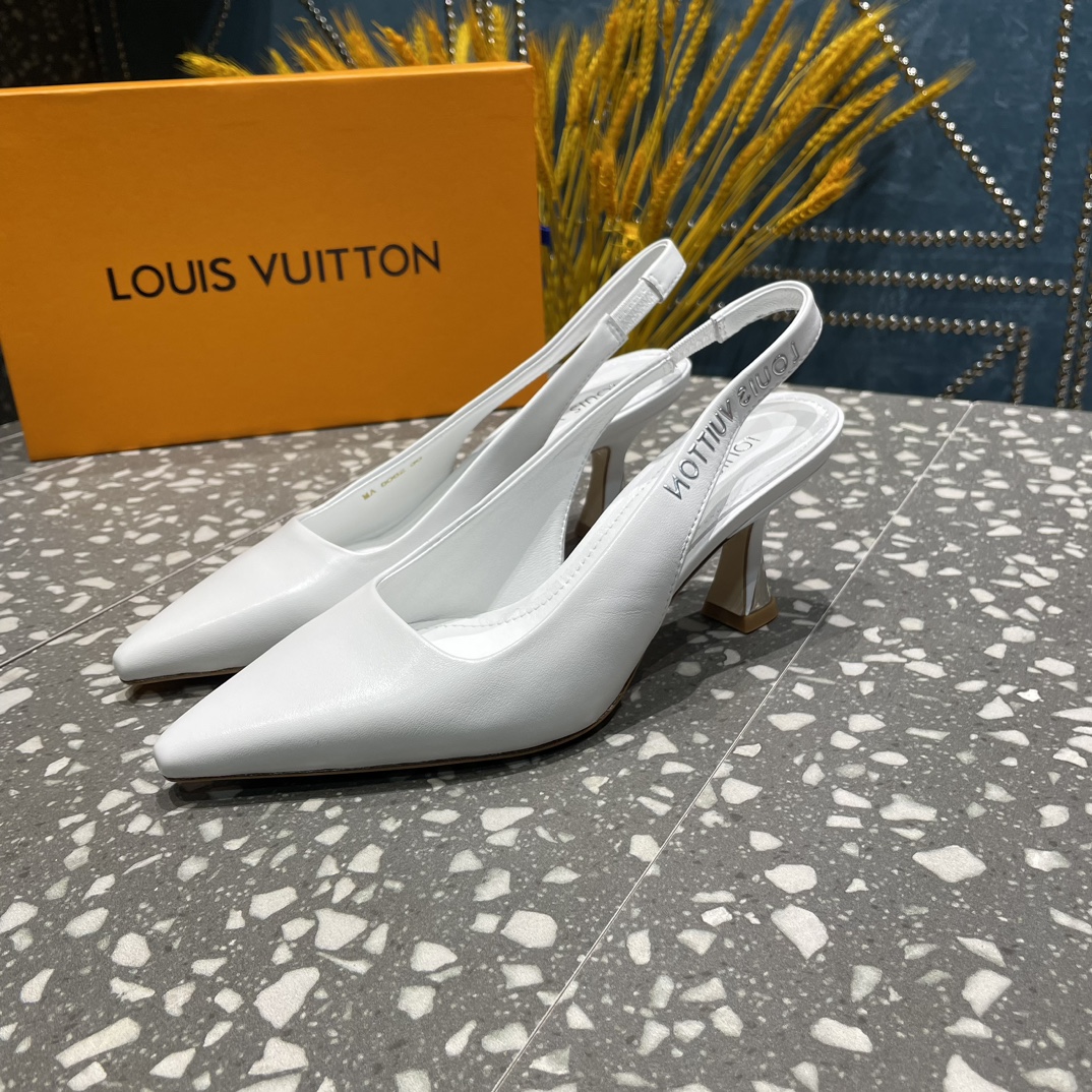 L0vis Vvtt0n Sparkle Slingback Pump White For Women 1AB0NN