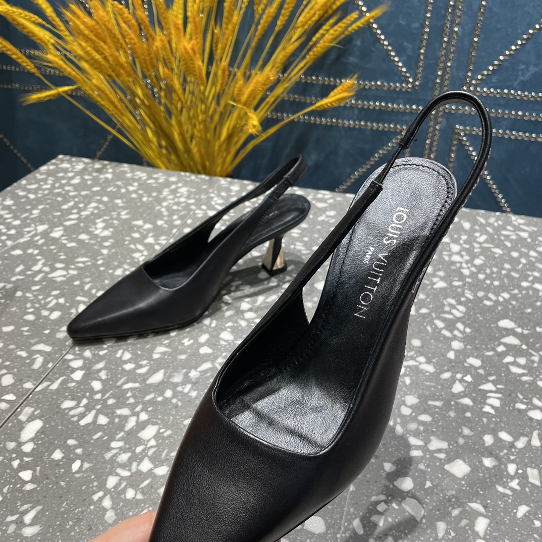 L0vis Vvtt0n Sparkle Slingback Pump Black For Women 1AB0MT