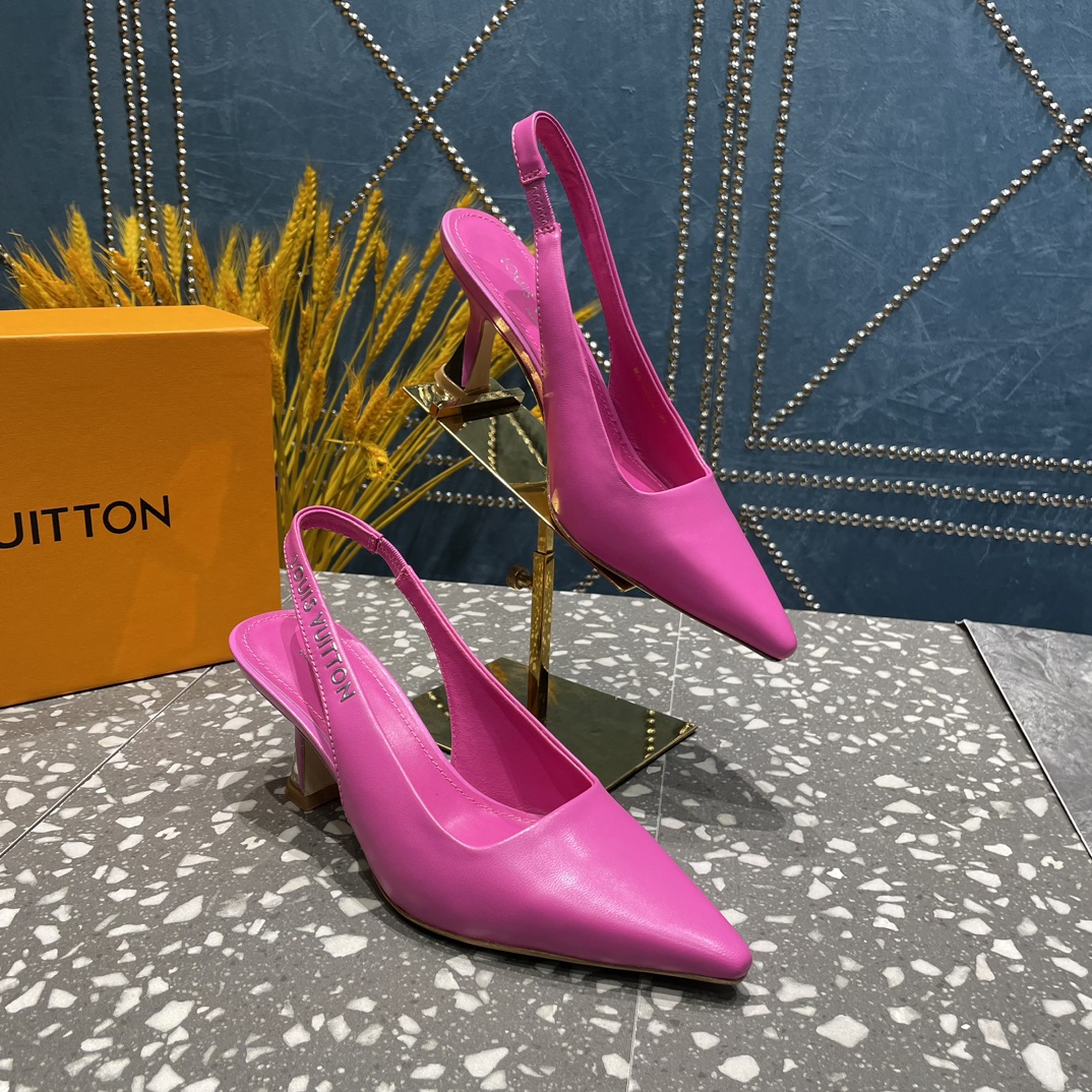 L0vis Vvtt0n Sparkle Slingback Pump Pink For Women