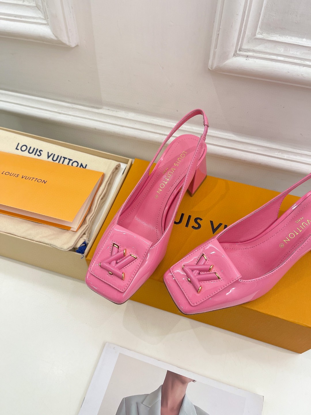 L0vis Vvtt0n Shake Slingback Pump Pink For Women 1AB0W9