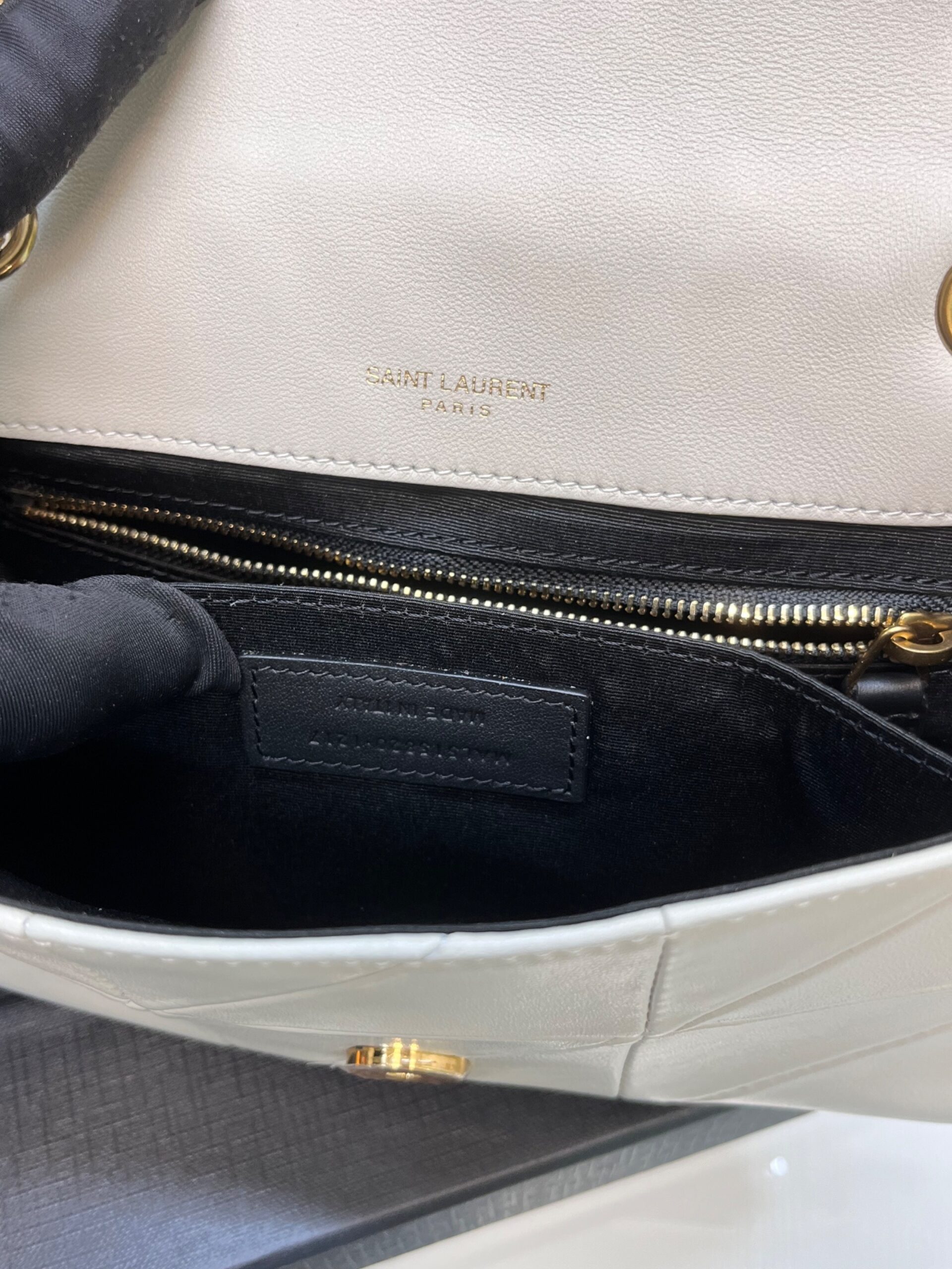[True-to-ORIGINAL] Sa1nt Lau*nt Jamie Small Chain Bag White For Women 7.8in/20cm