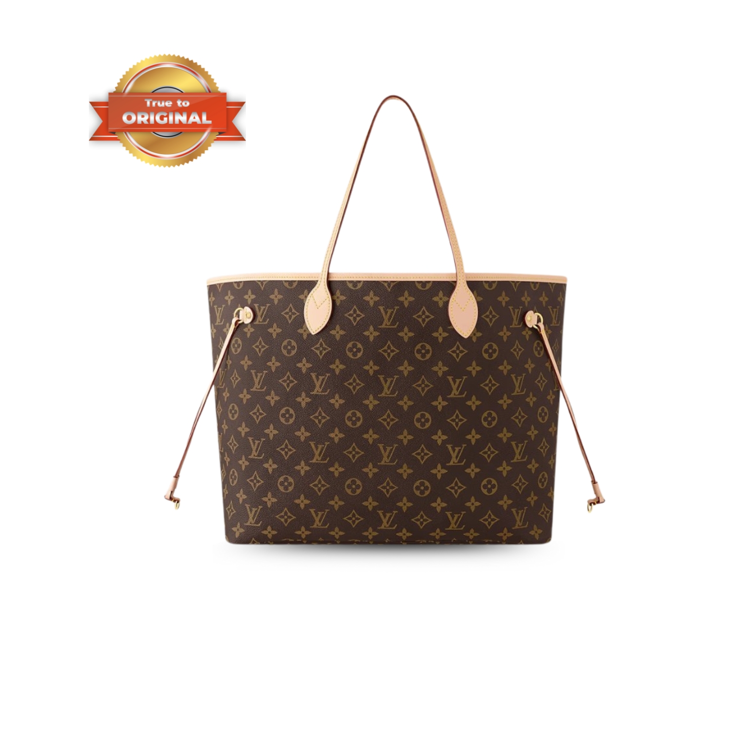 [True-to-ORIGINAL] L0vis Vvtt0n Neverfull GM Tote Bag Monogram Canvas Brown For Women 39cm/15.4in M46978