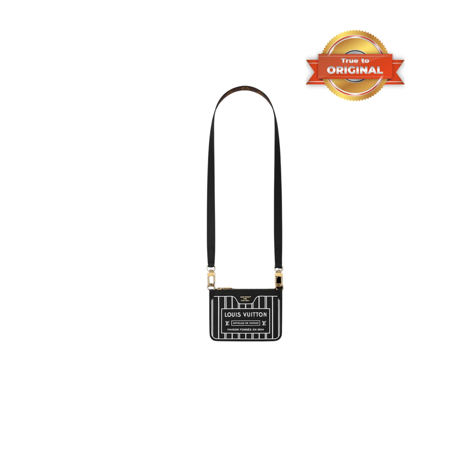 [True-to-ORIGINAL] L0vis Vvtt0n Neverfull Bandoulière Inside Out BB Black For Women 24cm/9.4in M12099