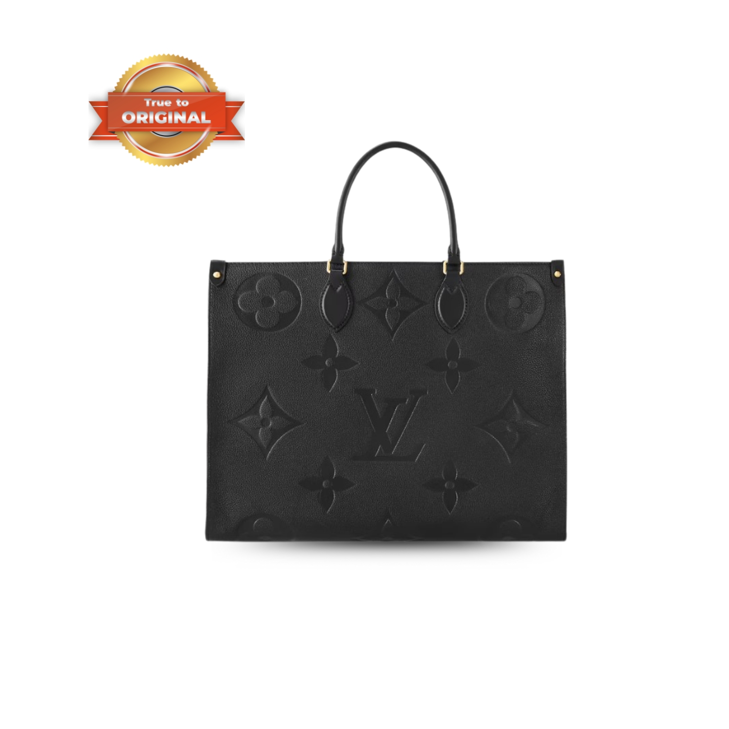 [True-to-ORIGINAL] L0vis Vvtt0n OnTheGo GM Tote Bag Monogram Empreinte Black For Women 41cm/16.1in M44925