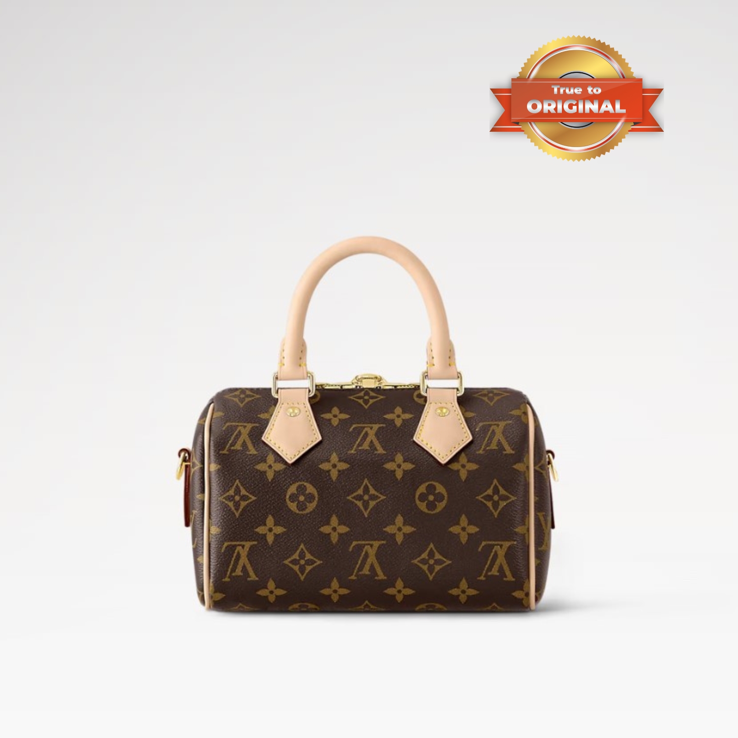 [True-to-ORIGINAL] L0vis Vvtt0n Speedy Bandoulière 20 Monogram Canvas Brown For Women 20cm/8.1in M46594