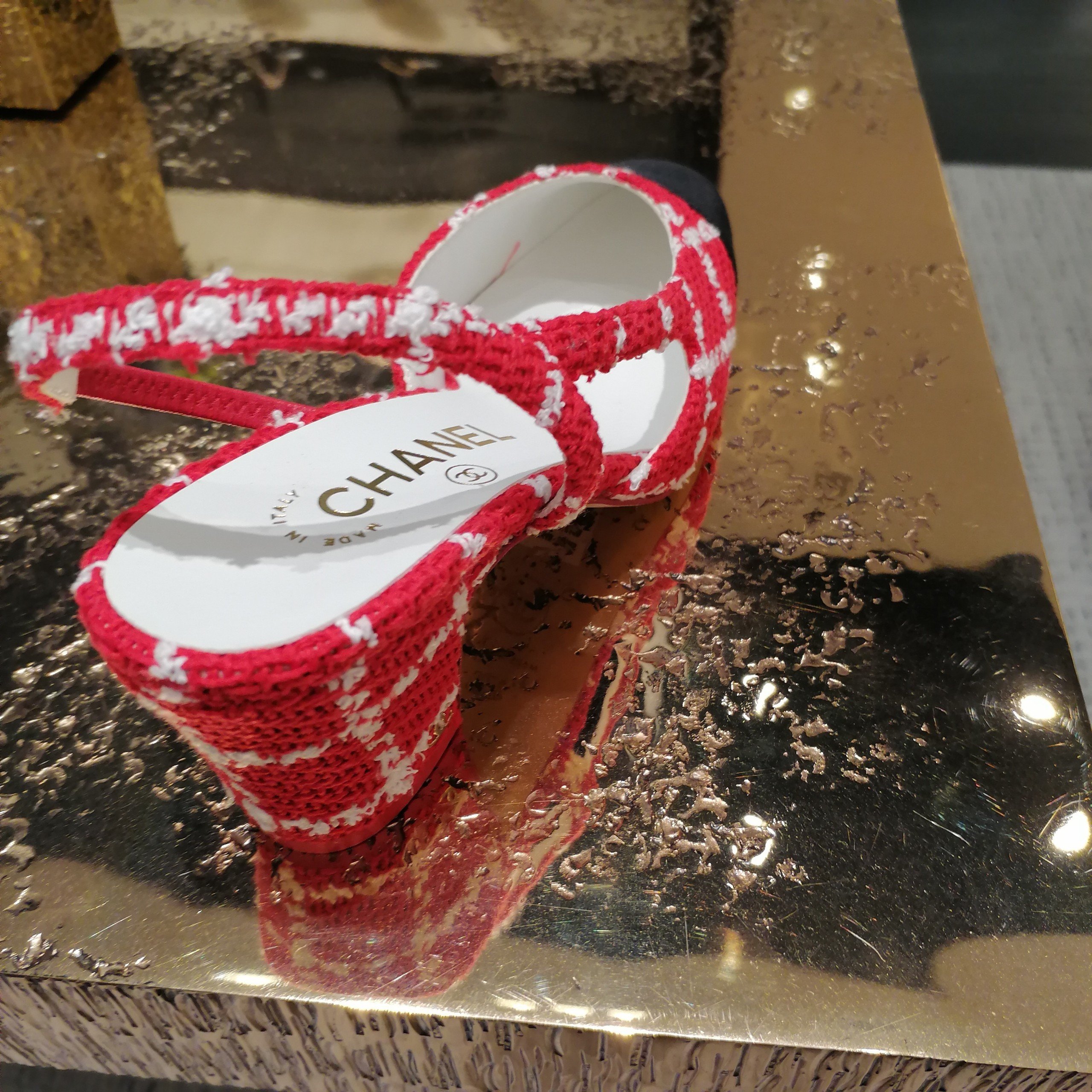 Ch**el Slingbacks Red For Women – G31318 Y56350 K5354