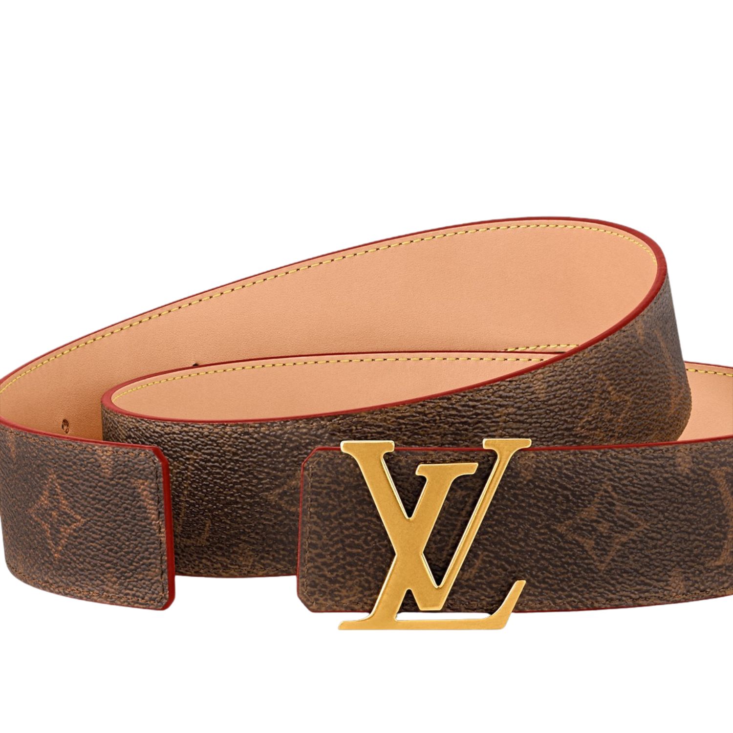 L0vis Vvtt0n LV Initiales 40mm Reversible Belt Brown For Men M8740V