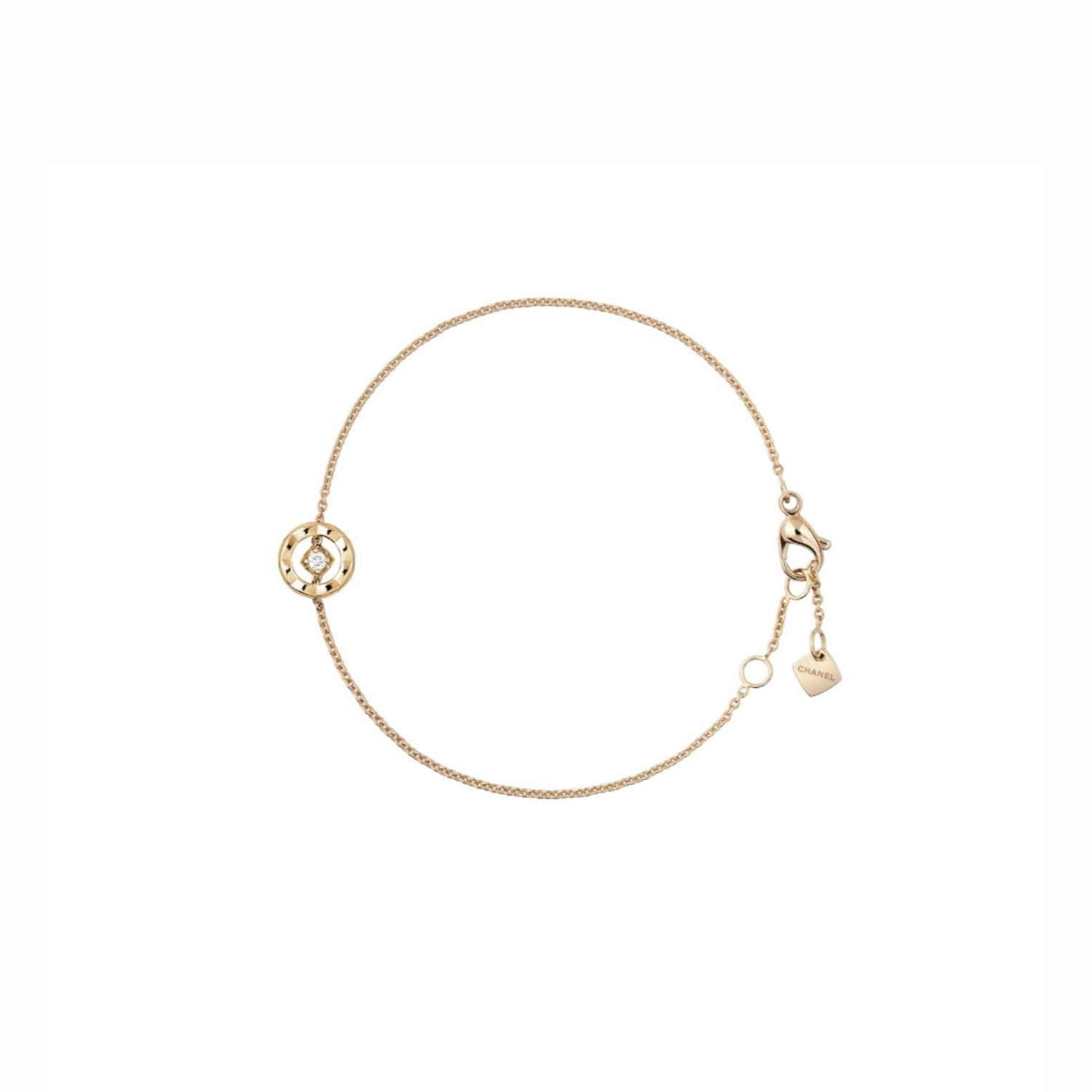 Ch**el Coco Bracelet Beige Gold For Women J12368