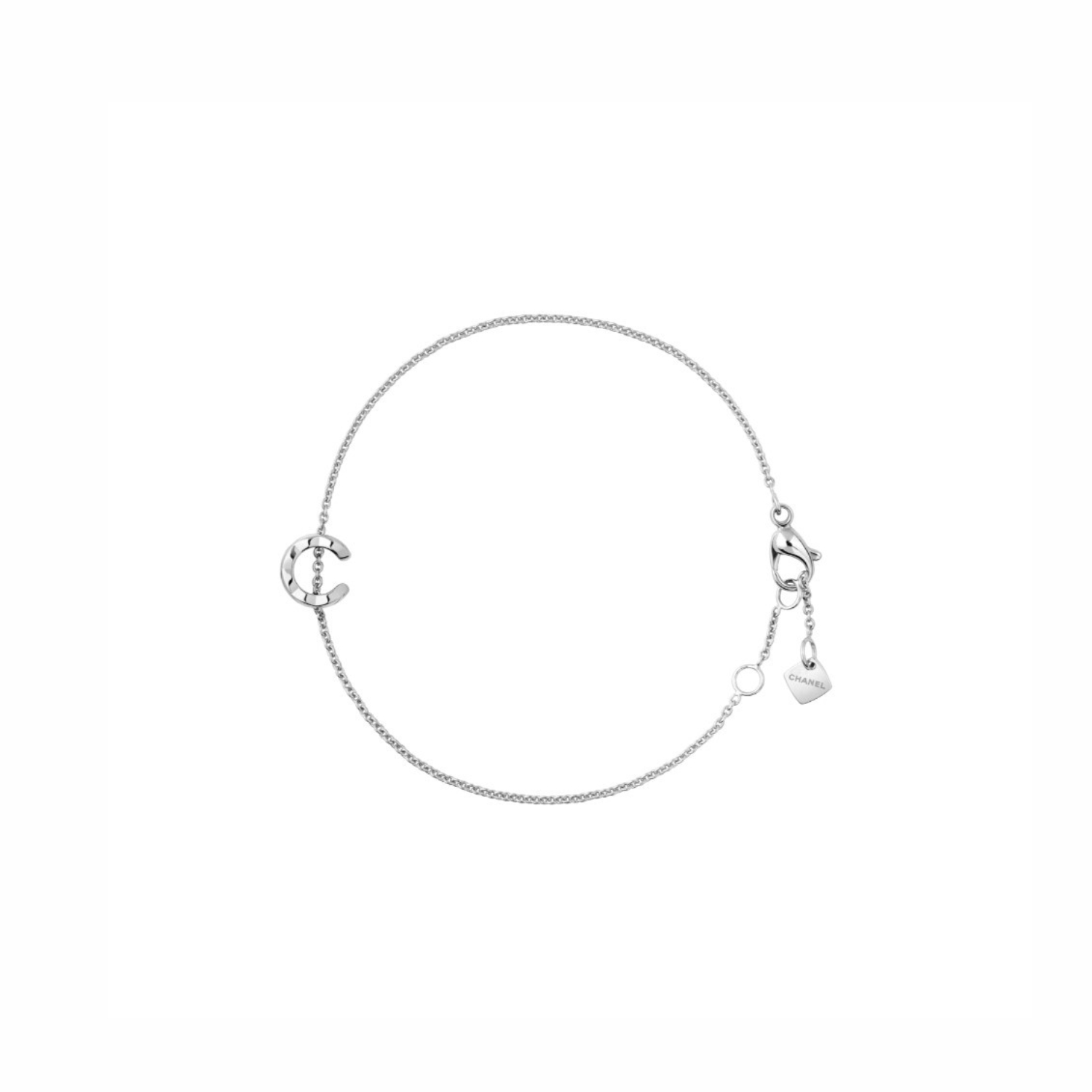 Ch**el Coco Bracelet White Gold For Women J12366