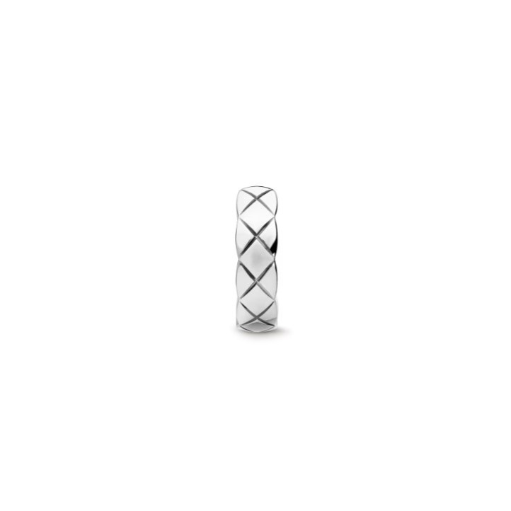 Ch**el Coco Crush Single Earring White Gold For Women J12687