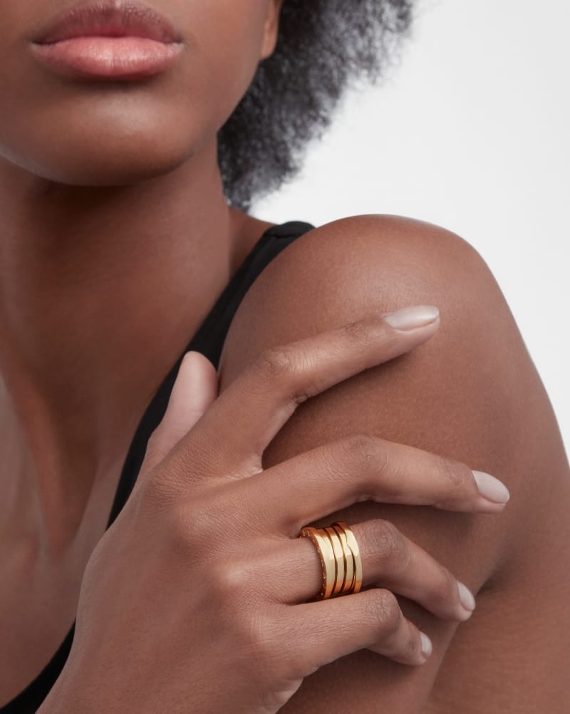 Bv1g*ai B.zero1 Ring Yellow Gold For Women 346589