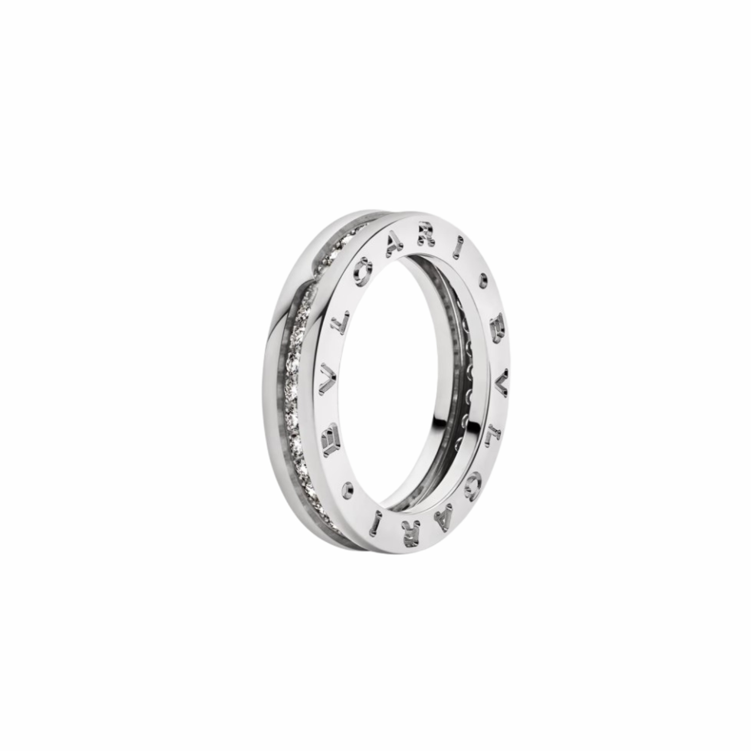 Bv1g*ai B.zero1 Ring White Gold For Women 329345
