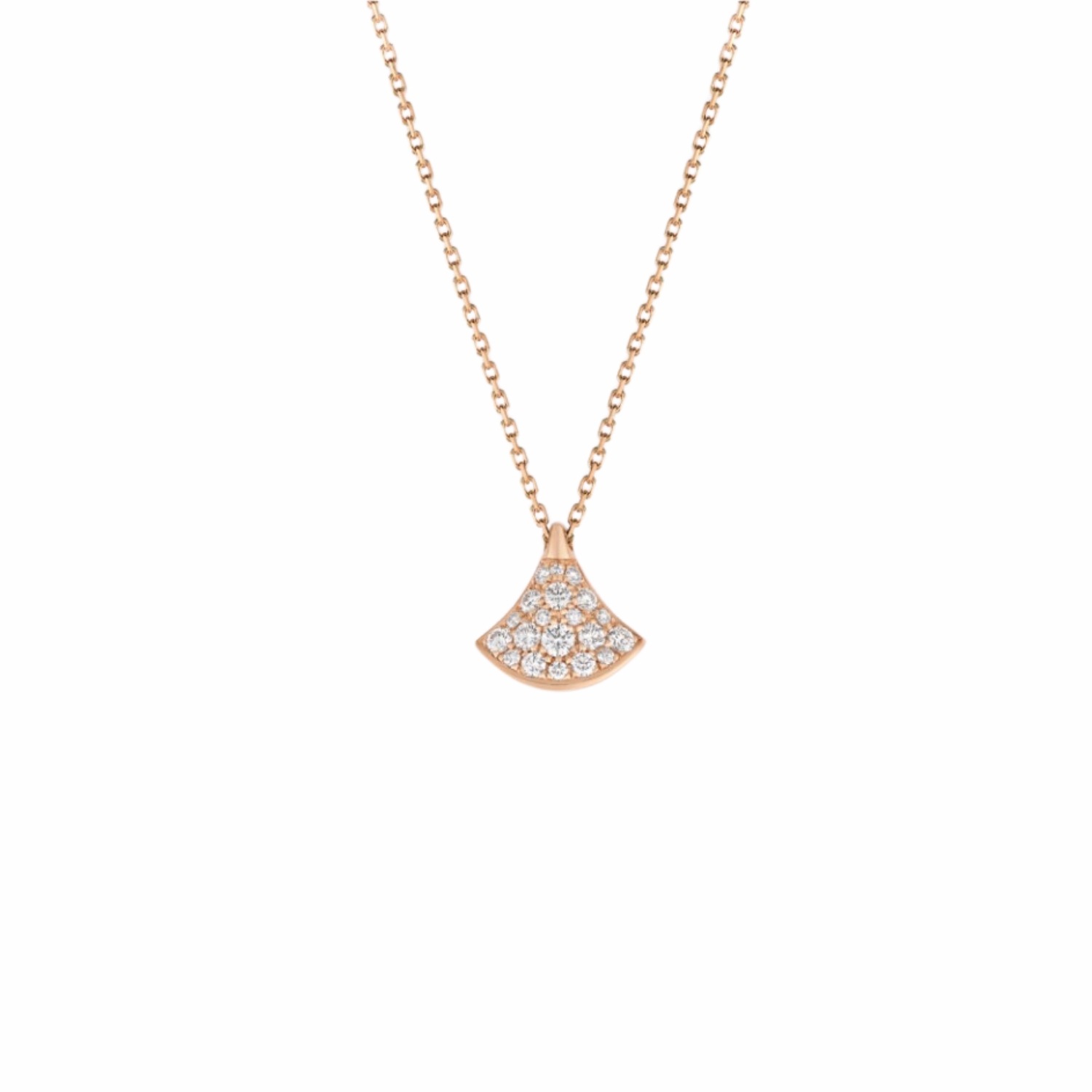 Bv1g*ai Divas’ Dream Necklace Rose Gold For Women 361446