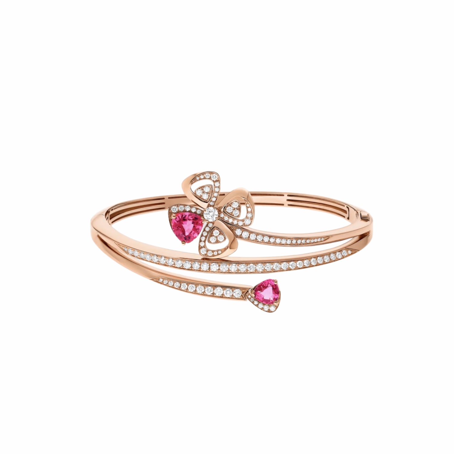 Bv1g*ai Fiorever Bracelet Rose Gold For Women 360056