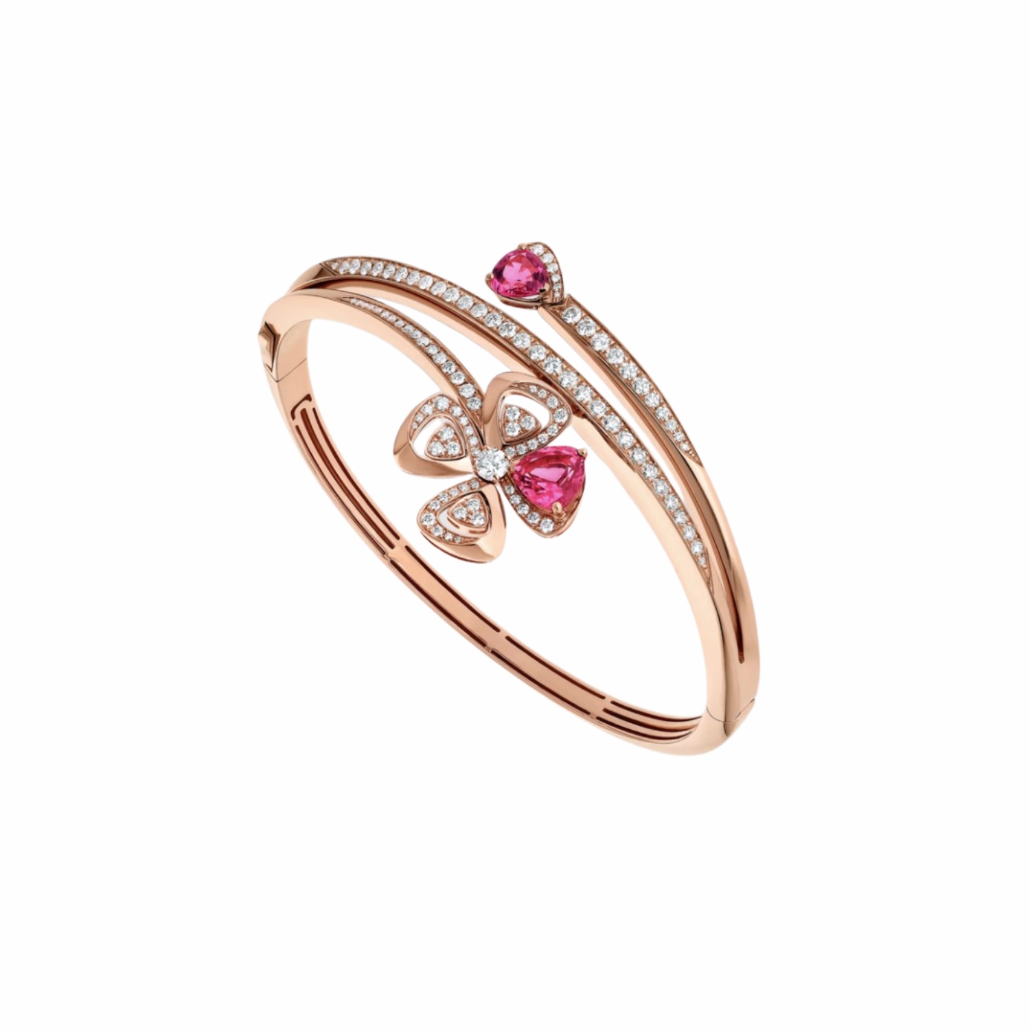 Bv1g*ai Fiorever Bracelet Rose Gold For Women 360056