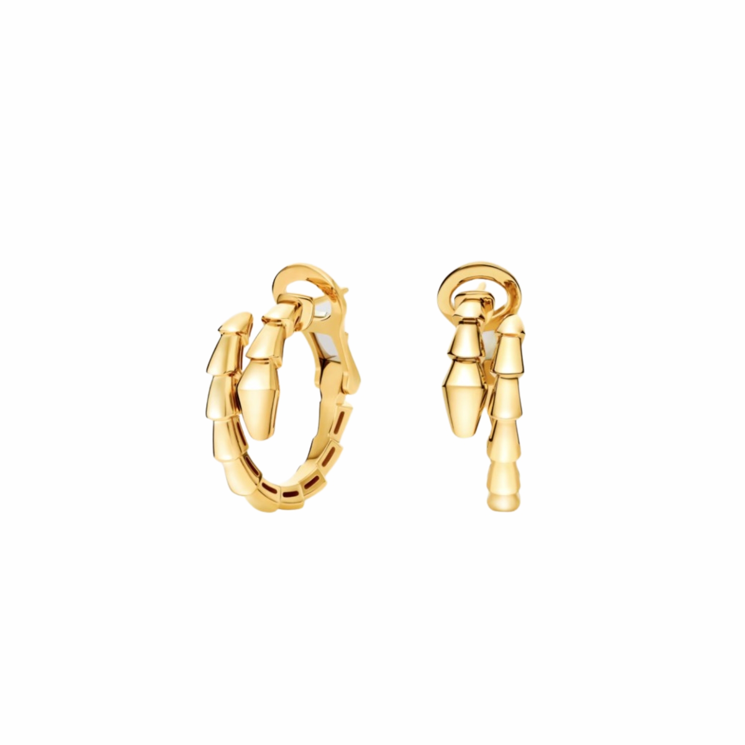 Bv1g*ai Serpenti Viper Earrings Yellow Gold For Women 361291
