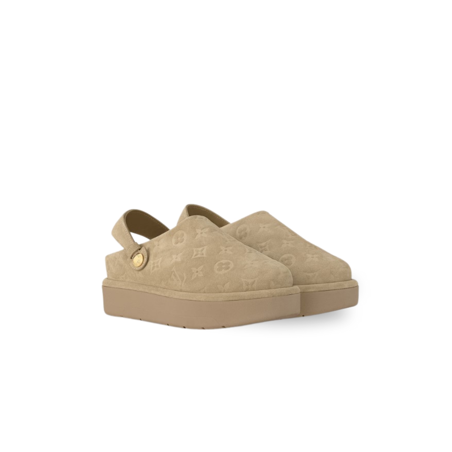 L0vis Vvtt0n Aspen Platform Clog Beige For Women