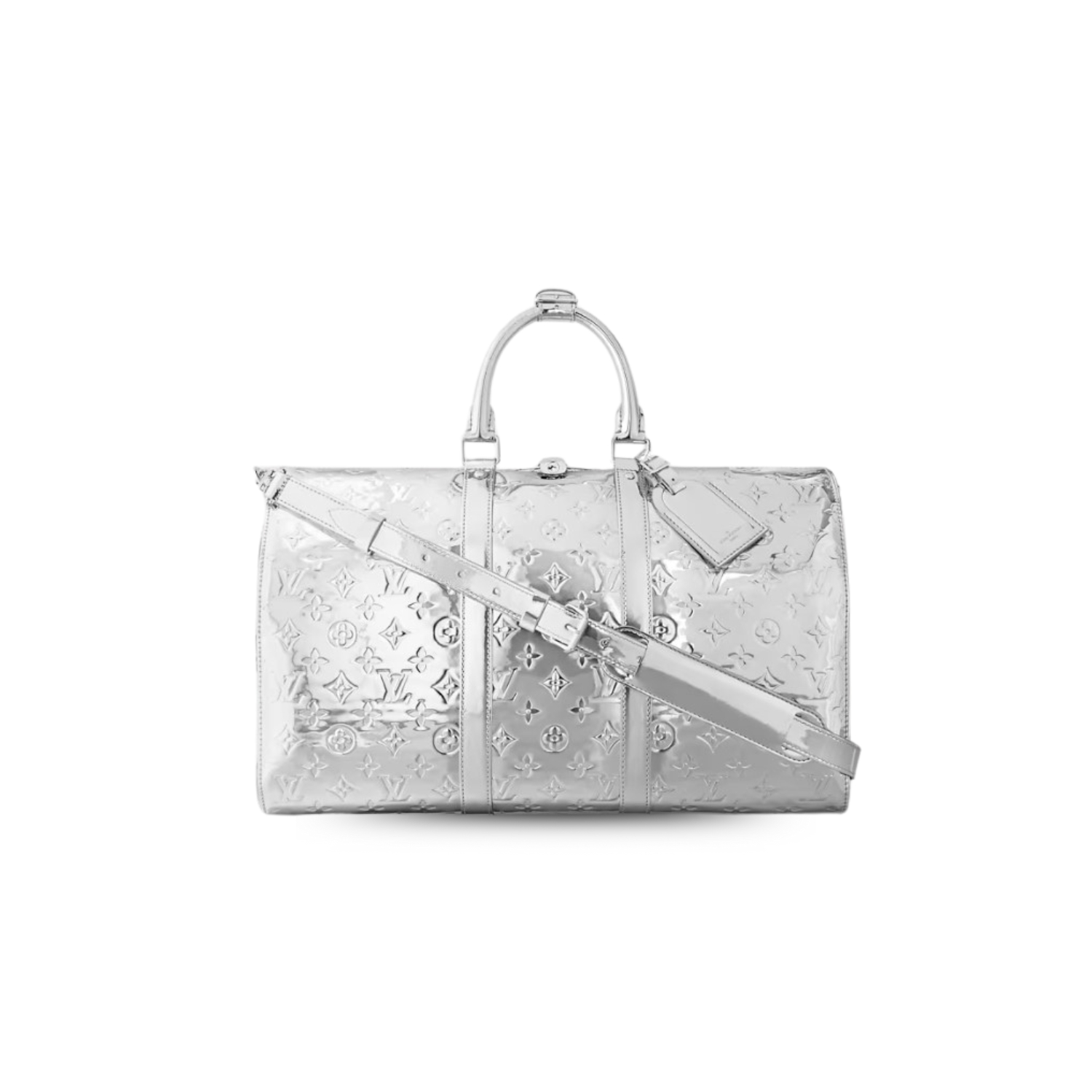 L0vis Vvtt0n Keepall Bandoulière 45 Silver 17.7in/45cm M12858