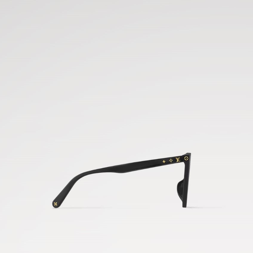 L0vis Vvtt0n Monogram Fame Large Square Sunglasses Black For Women Z2135U