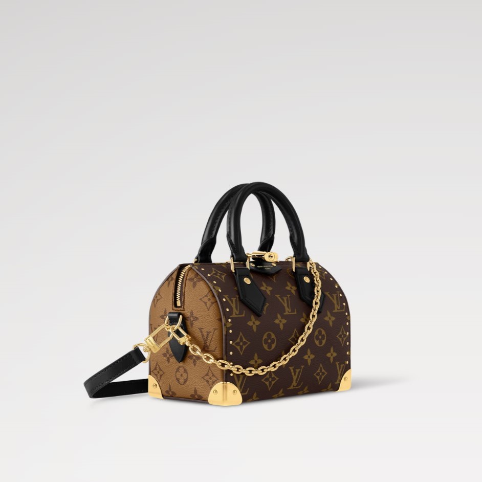 L0vis Vvtt0n Speedy Trunk 20 Bag Monogram Canvas For Women 8.1in/20.5cm M13146