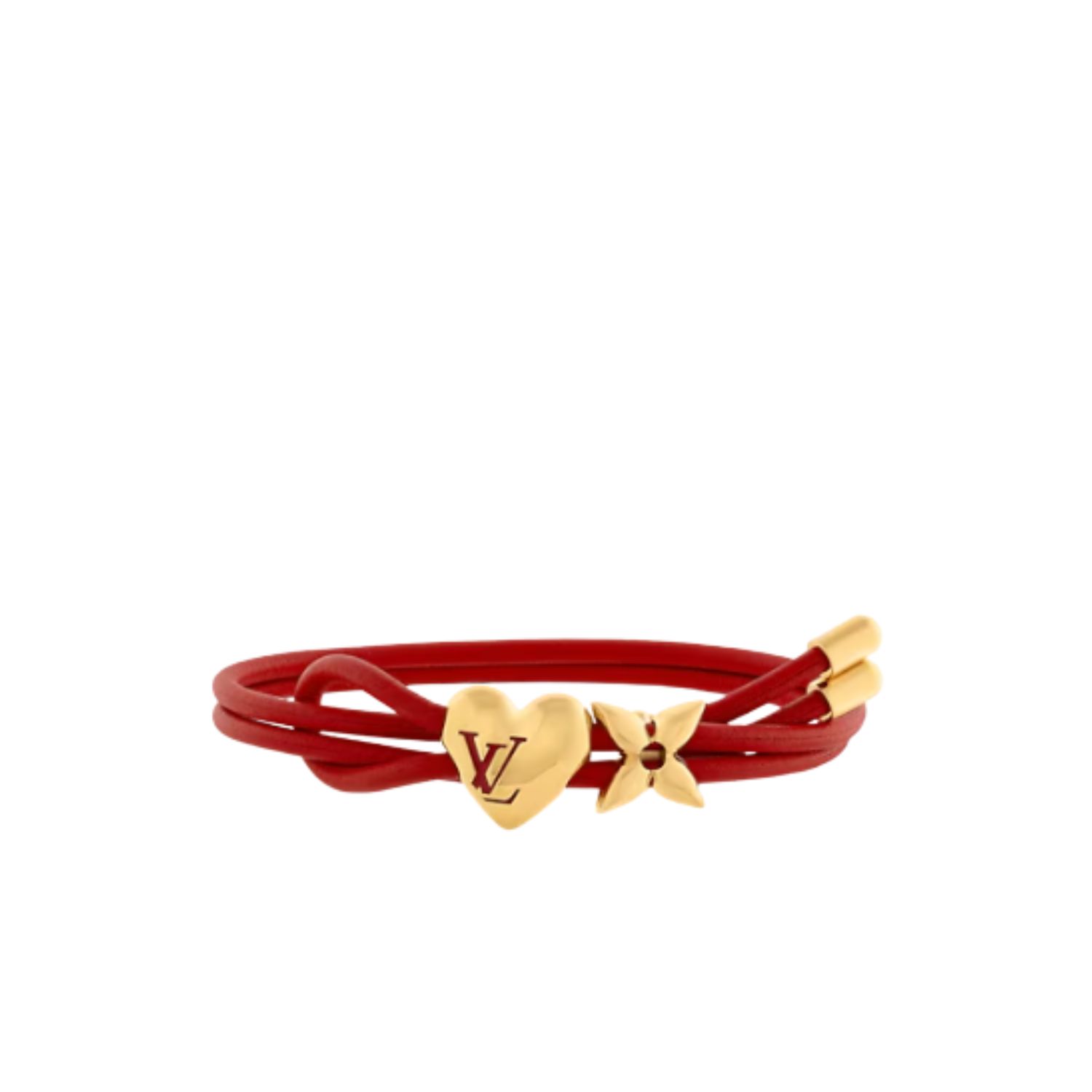 L0vis Vvtt0n LV Bloom Heart Bracelet Red – M8949Z