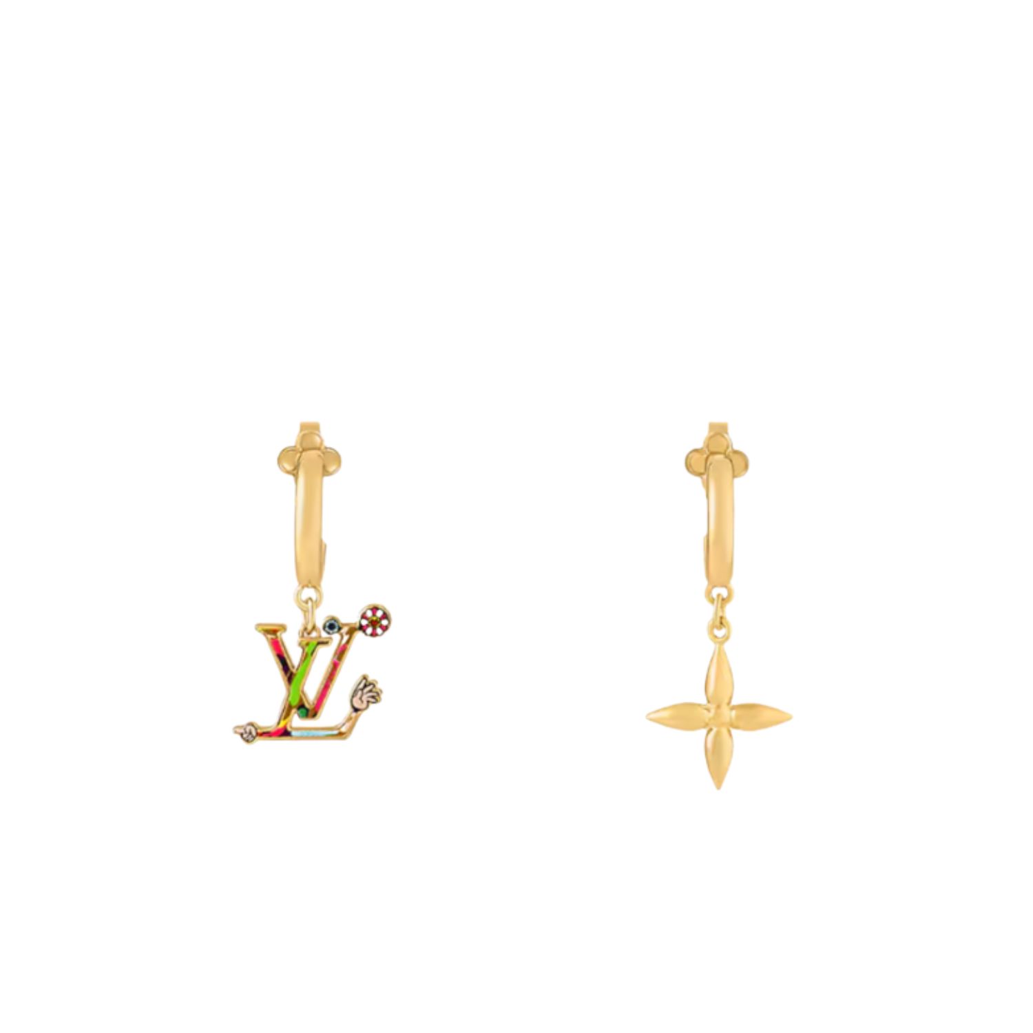 L0vis Vvtt0n LV x TM S*perflat Earrings Multicoloured For Women – M02506