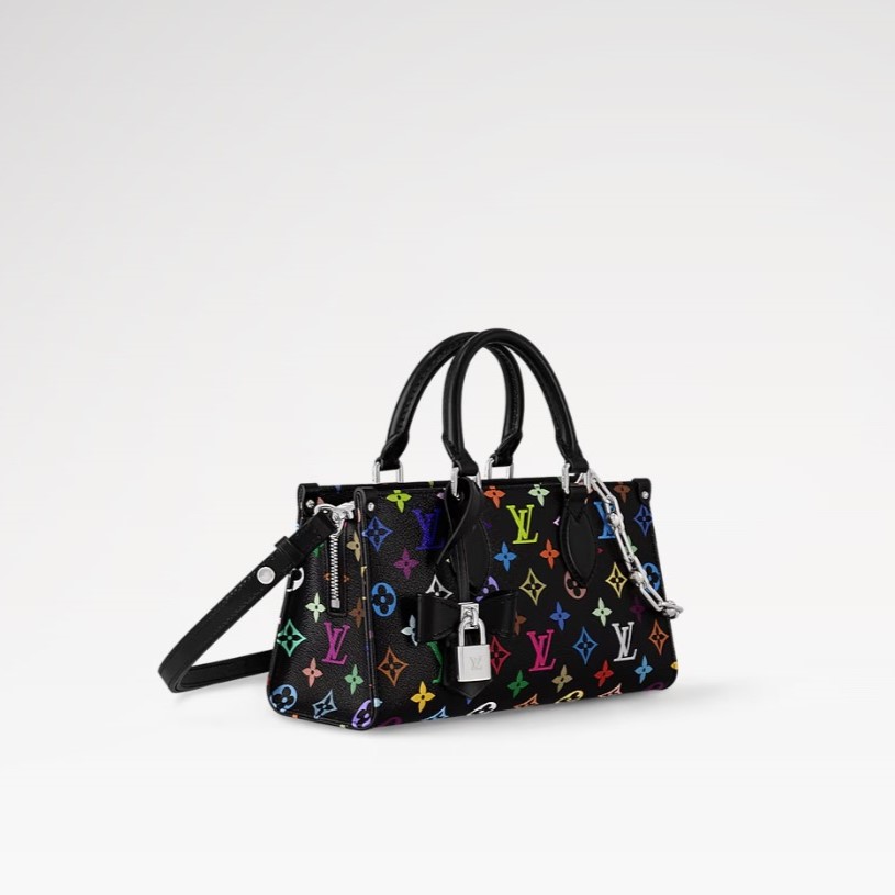 L0vis Vvtt0n LV x TM OnTheGo East West Chain Handbag Multicolore Black For Women 9.8in/25cm M13260
