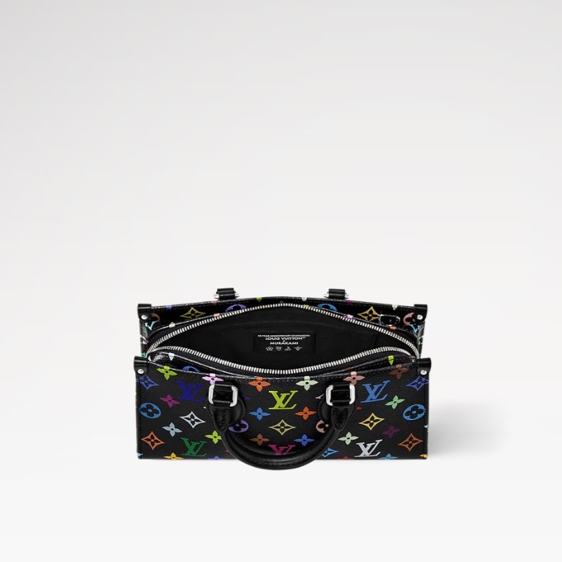 L0vis Vvtt0n LV x TM OnTheGo East West Chain Handbag Multicolore Black For Women 9.8in/25cm M13260