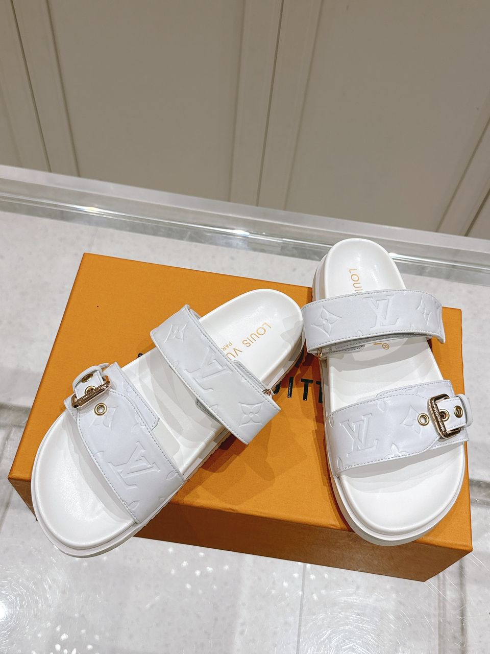 Bom Dia Flat Comfort Mule Ivory For Women 1ABVO6