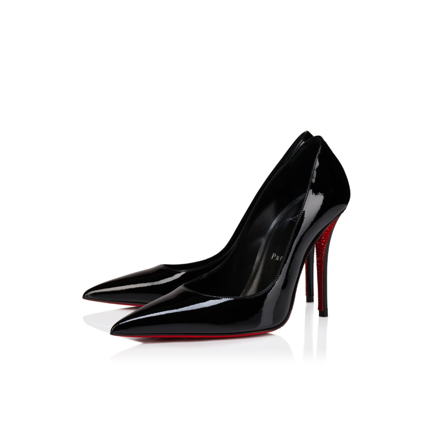 Chr1st1an Louboutin Miss Z Suola Strass Black For Women 100mm – 1250917B439