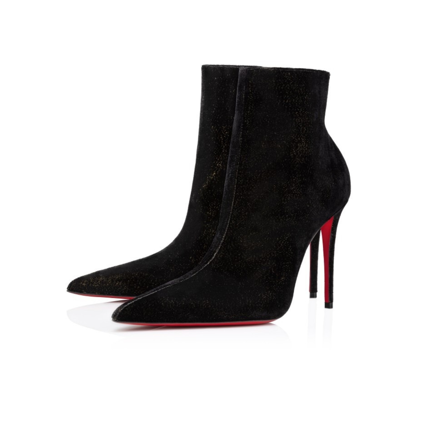 Chr1st1an Louboutin Kate Max Booty Boots Black For Women 100mm 1250505BK01