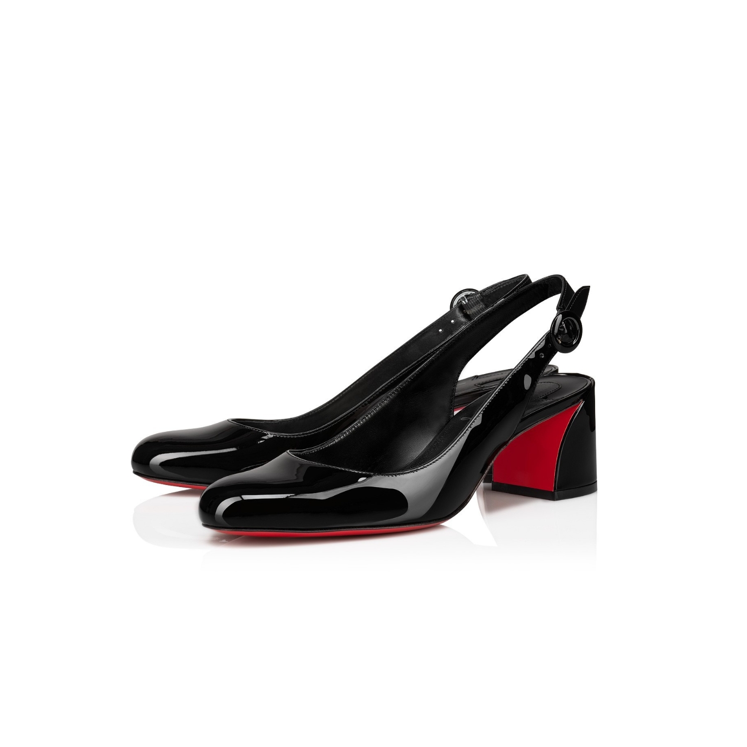 Chr1st1an Louboutin So Jane Sling Pumps Black For Women 55mm 3230029B439  39 EU – 8 US – 24.5 Cm – 9.64 In