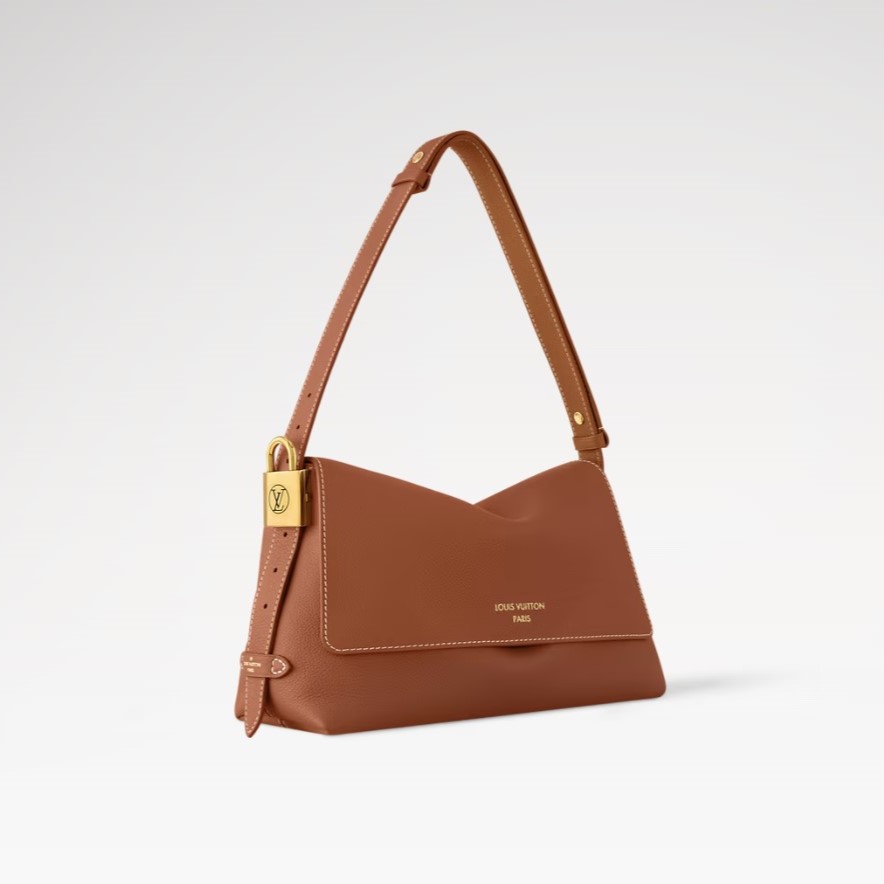 L0vis Vvtt0n Low Key Messenger Cognac Brown For Women 11.8in/30cm M13151