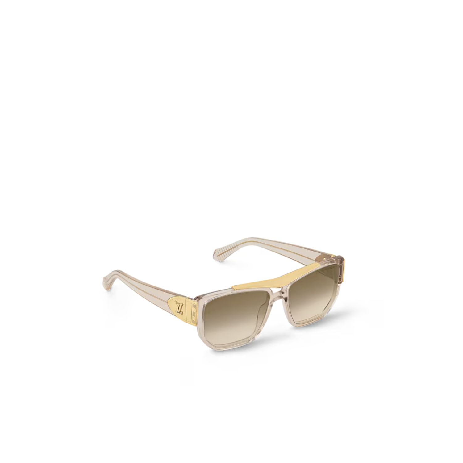 L0vis Vvtt0n Flight Square Sunglasses Crystal champagne For Men – Z2723U